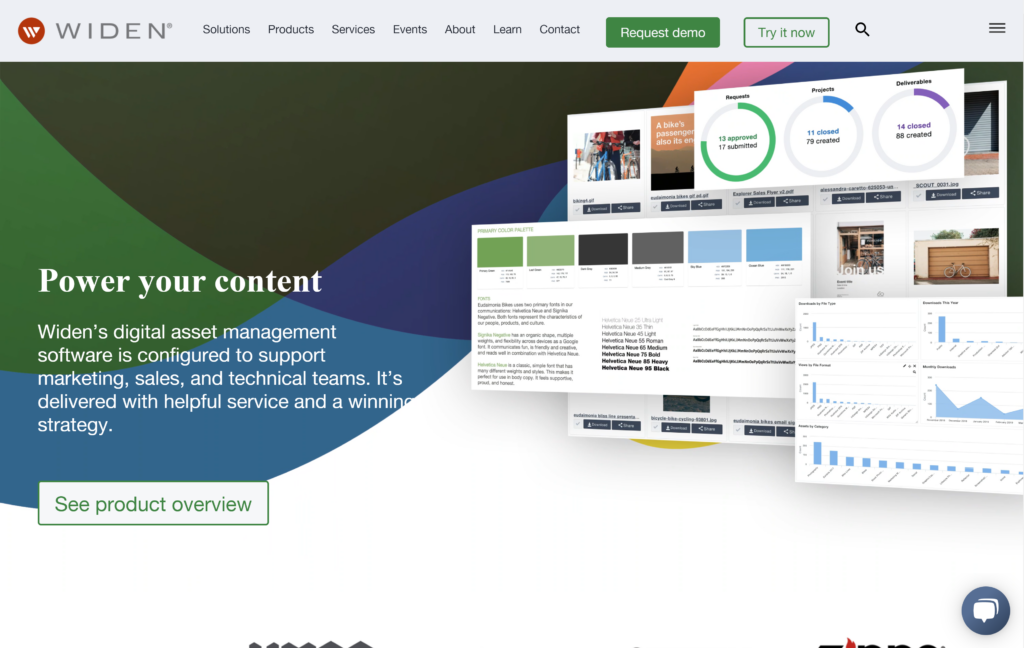 Widen homepage