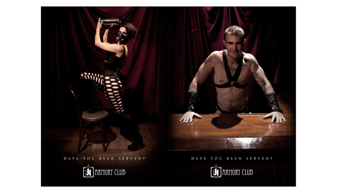 Armoury Club Branding